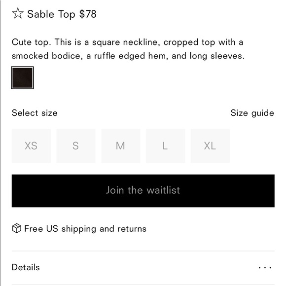 SOLD ✨ nwt reformation sable top - Picture 5 of 8